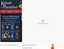 Tablet Screenshot of kababparadise.com